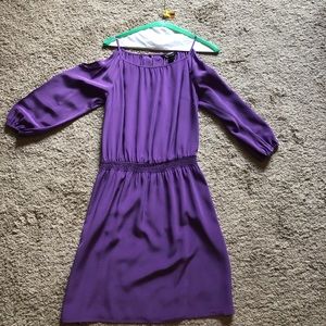 White House black market silk dress